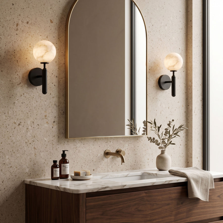 Ronan Alabaster Wall Sconce – detail 4