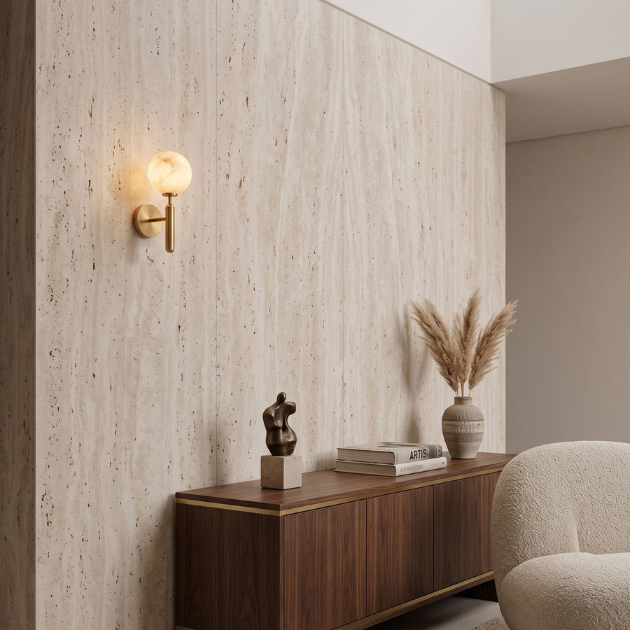 Ronan Alabaster Wall Sconce – detail 7
