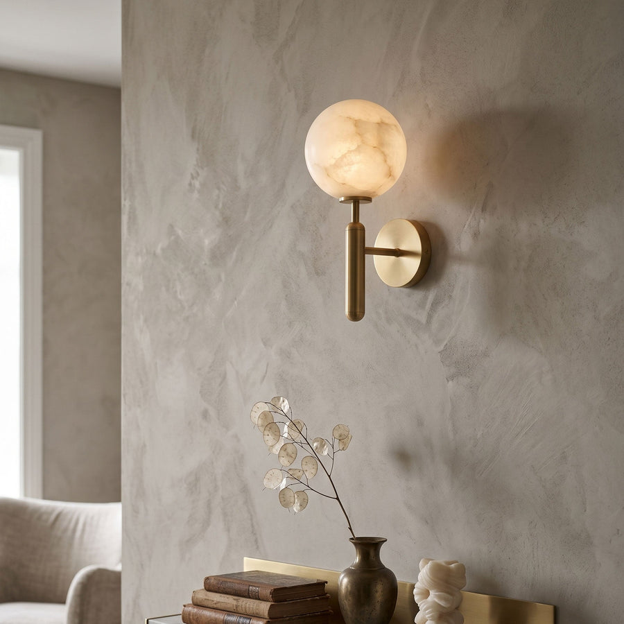Ronan Alabaster Wall Sconce – detail 2
