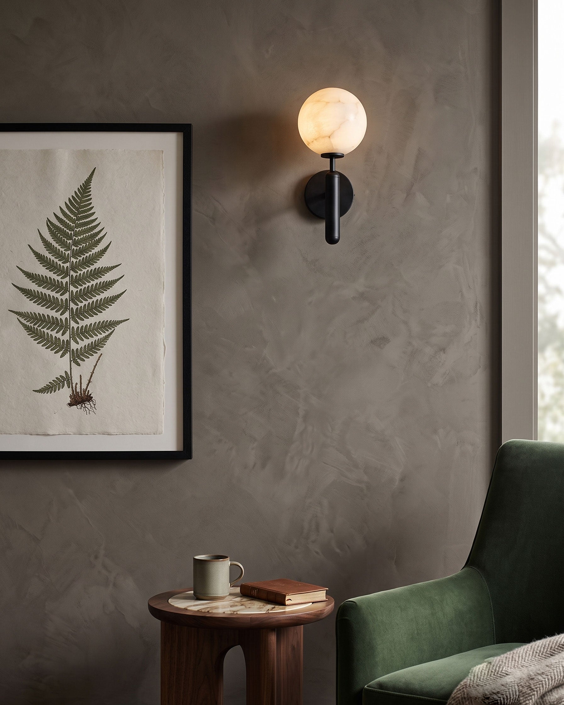 Ronan Alabaster Wall Sconce