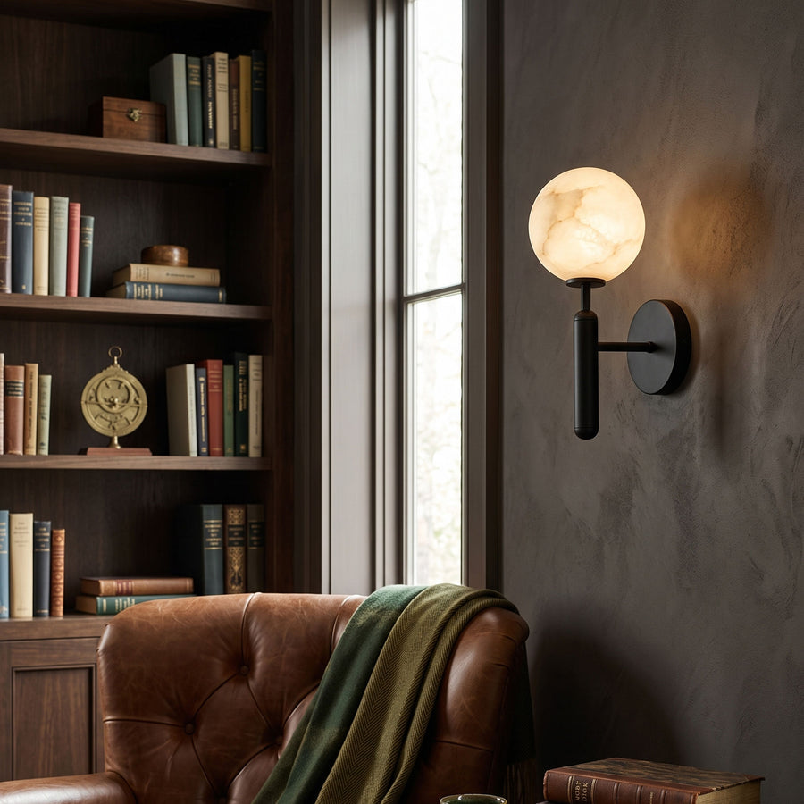 Ronan Alabaster Wall Sconce – detail 3
