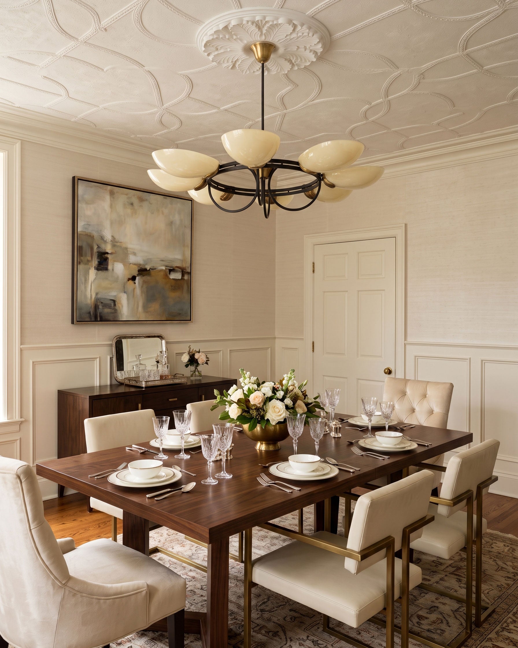 Rayonshine Ronin Black Ring Chandelier — Detail View 8