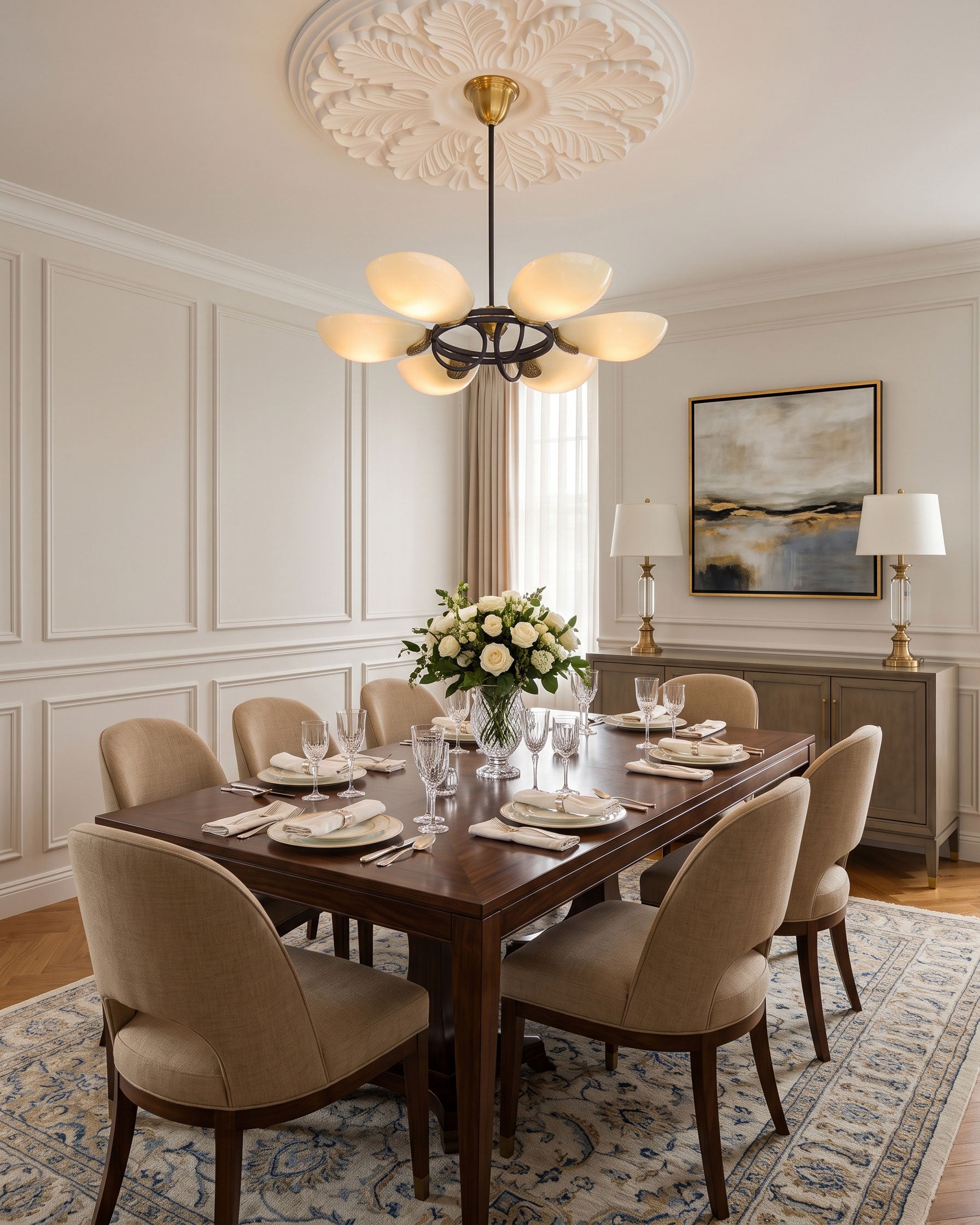 Rayonshine Ronin Black Ring Chandelier — Detail View 12