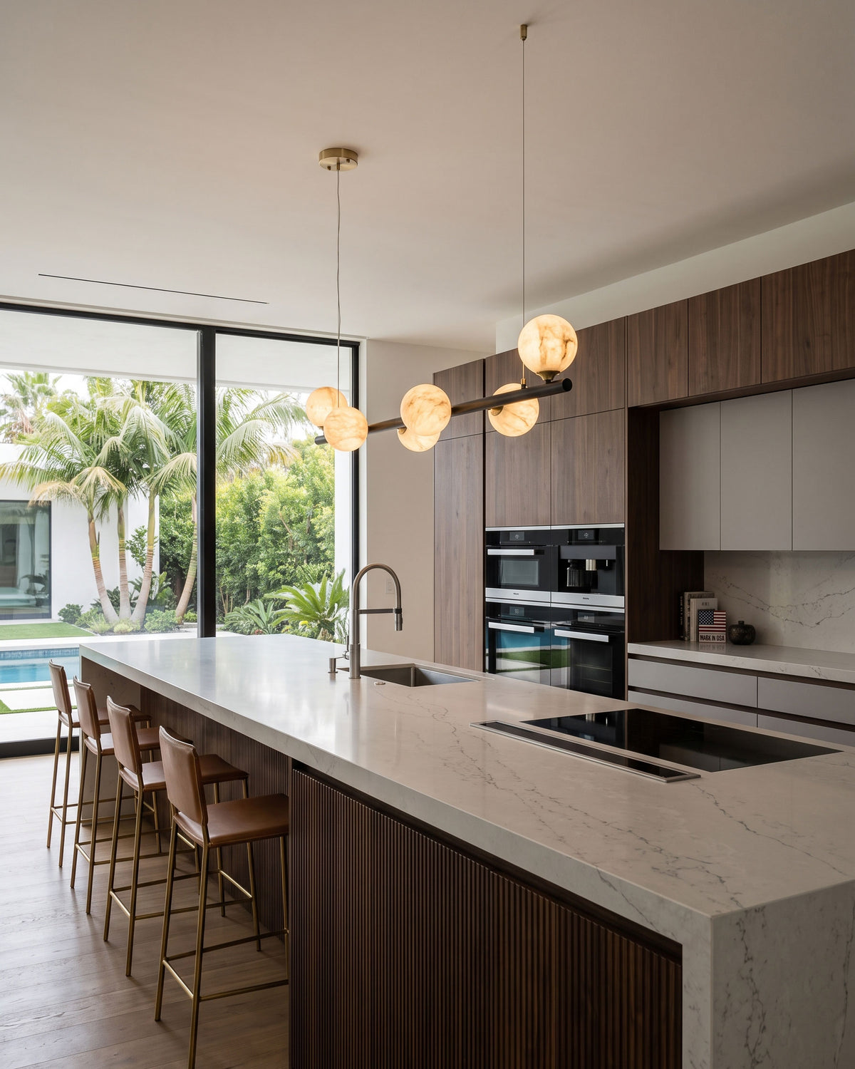 Rory Linear Silk Pendant Light