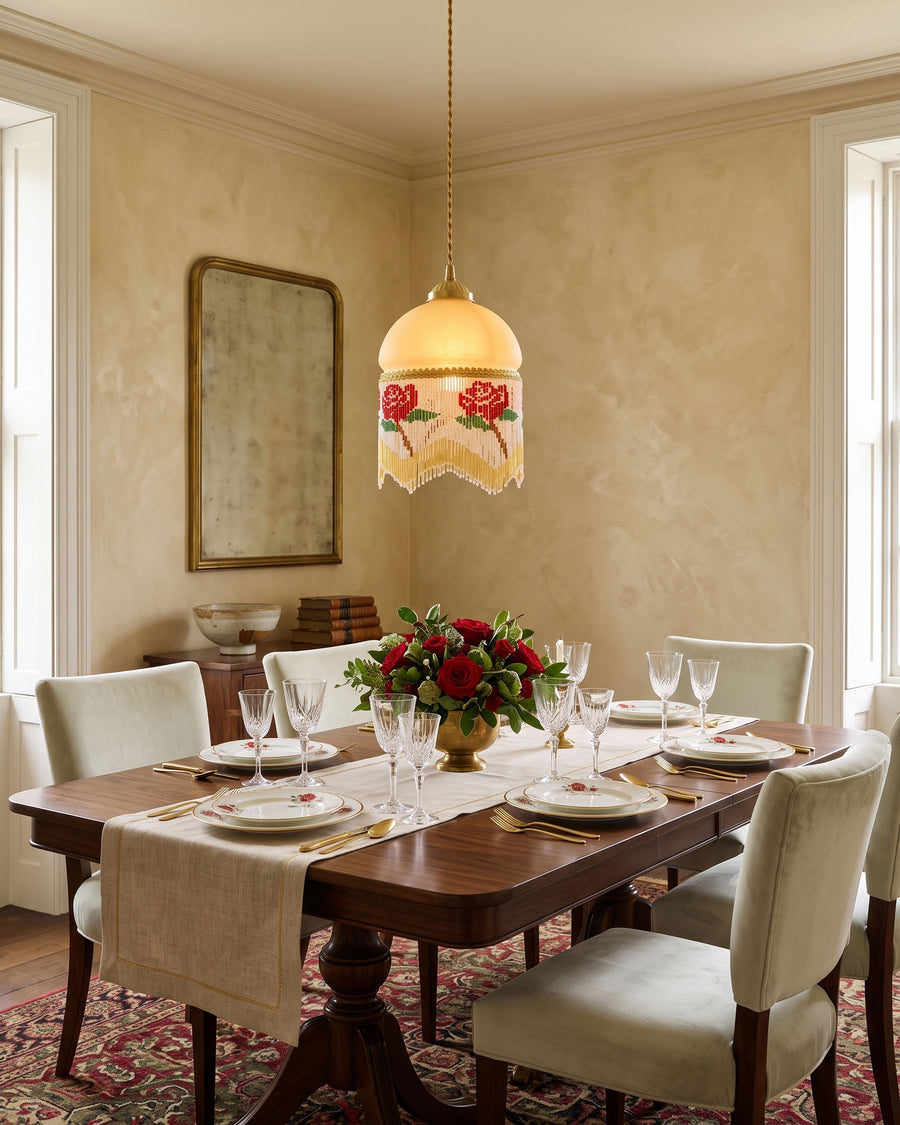 Rosalind Beaded Pendant Light – detail 6