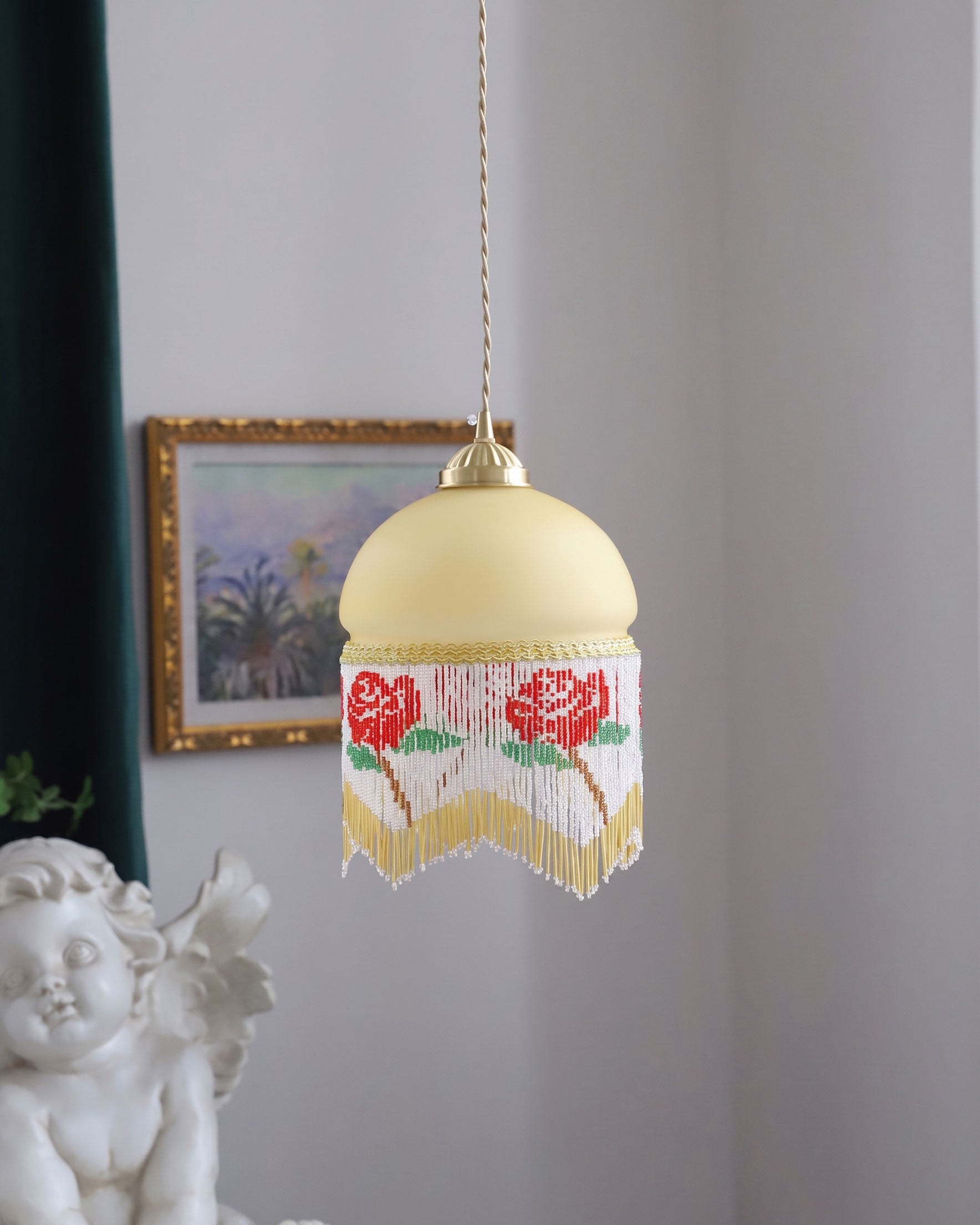 Rosalind Beaded Pendant Light