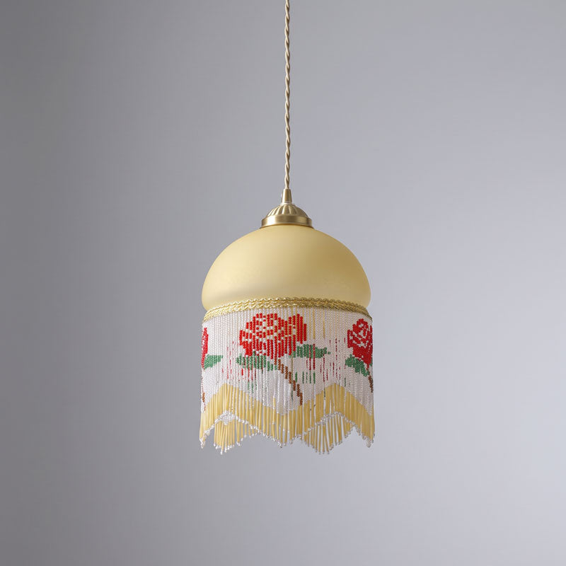 Rosalind Beaded Pendant Light – detail 15