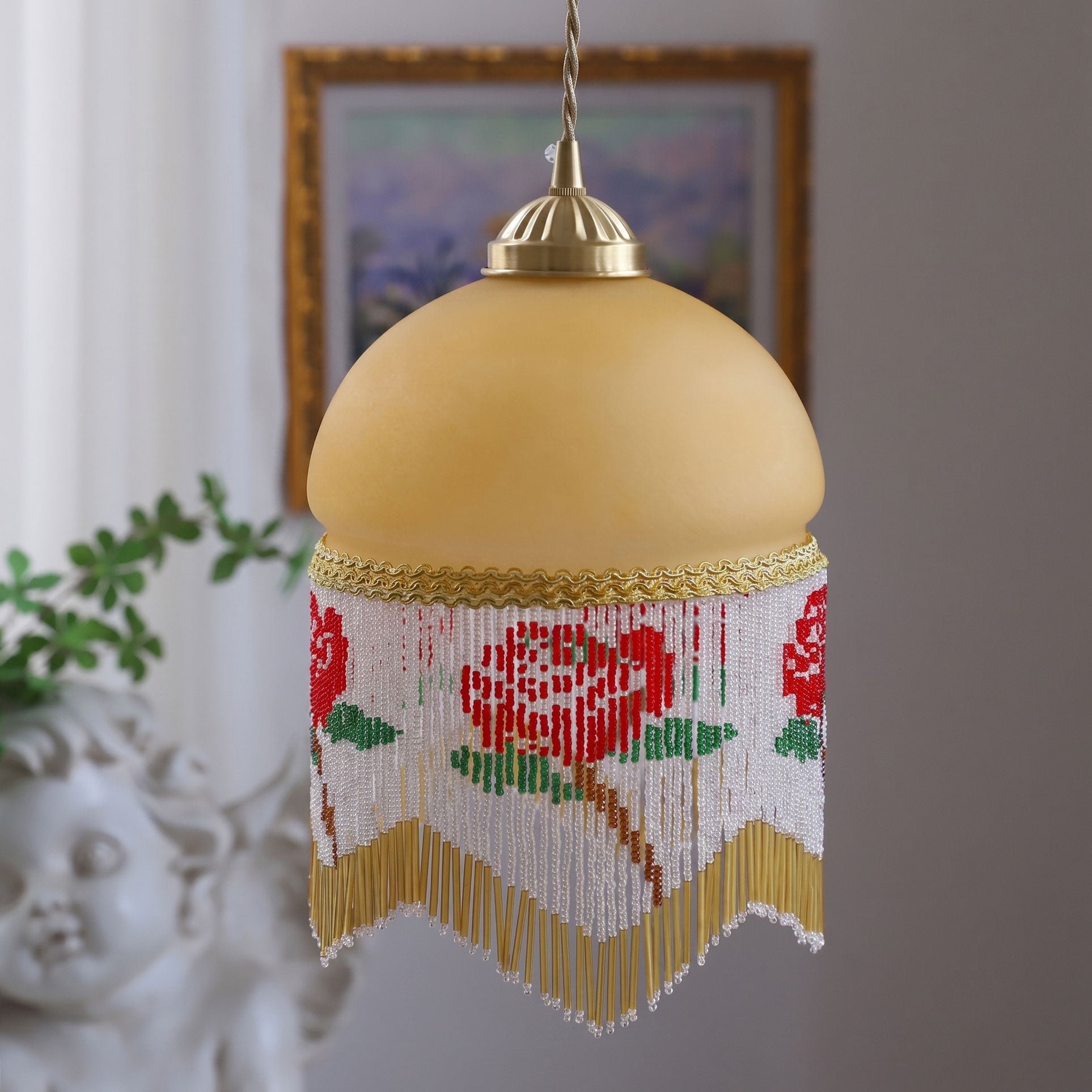 Rosalind Beaded Pendant Light
