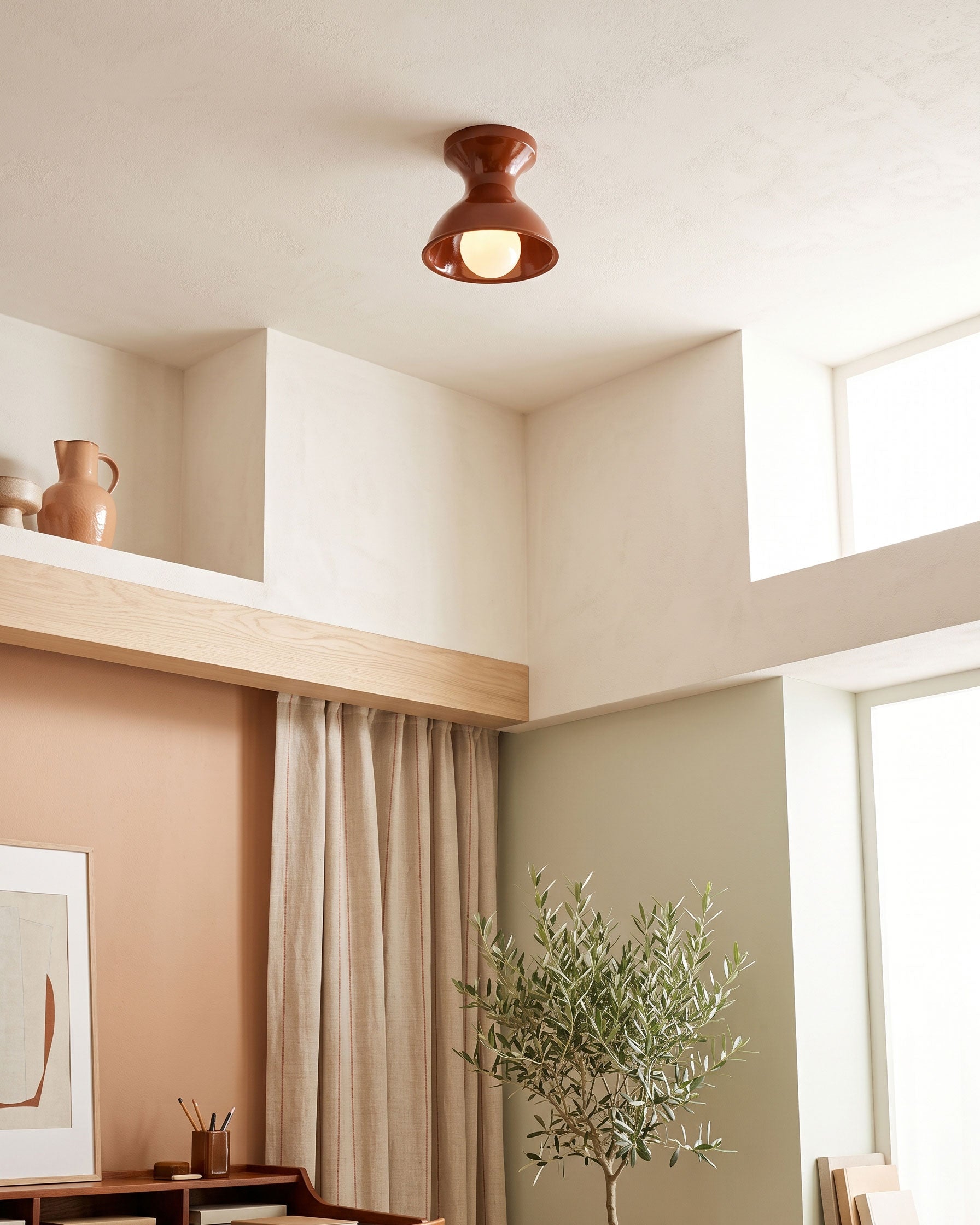Roscoe Resin Flush Mount