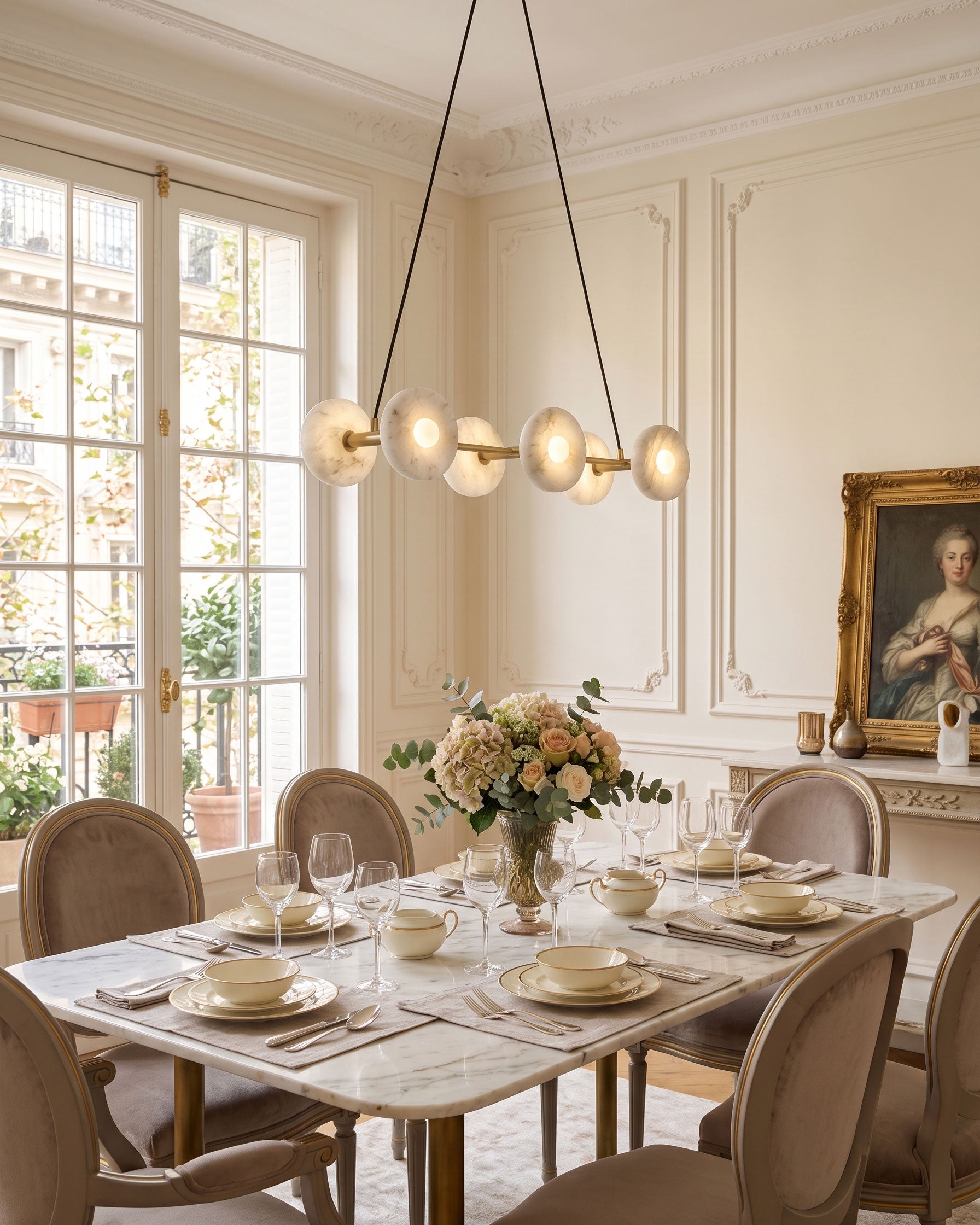 Ryland Alabaster Chandelier