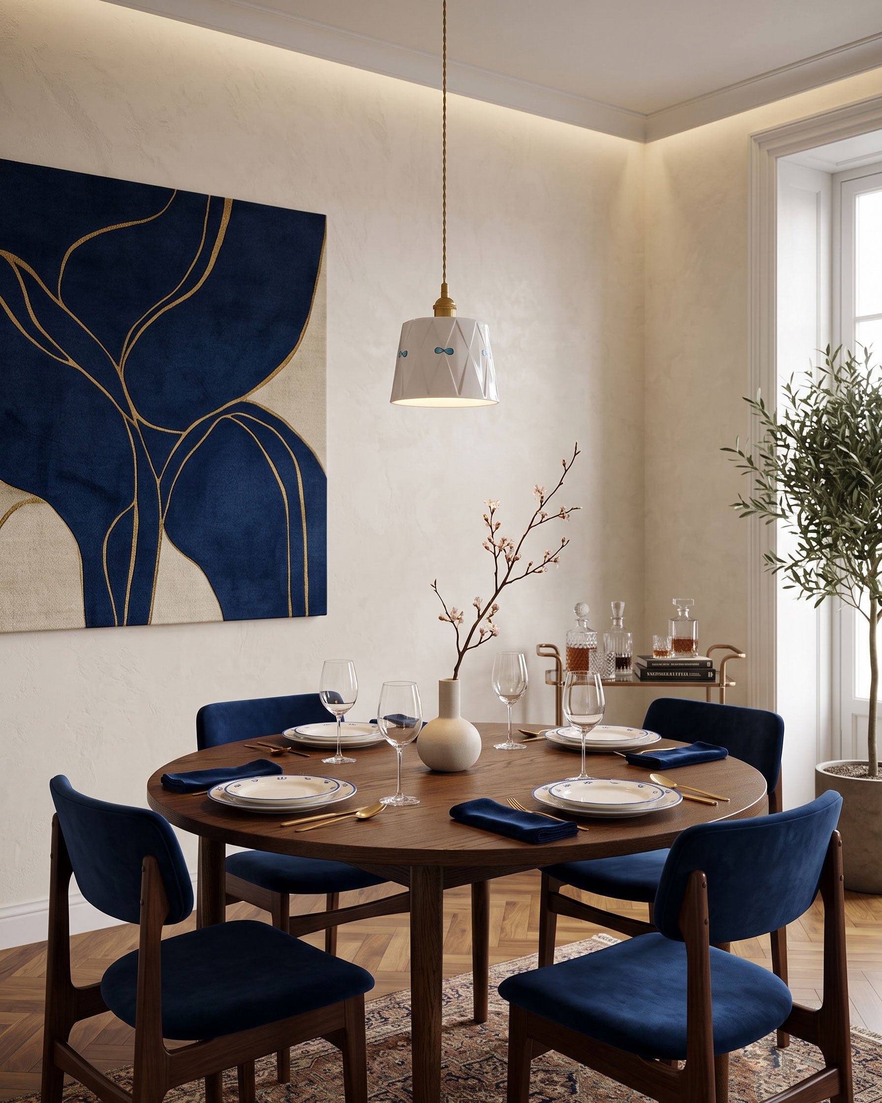 Saskia Textured Pendant Light