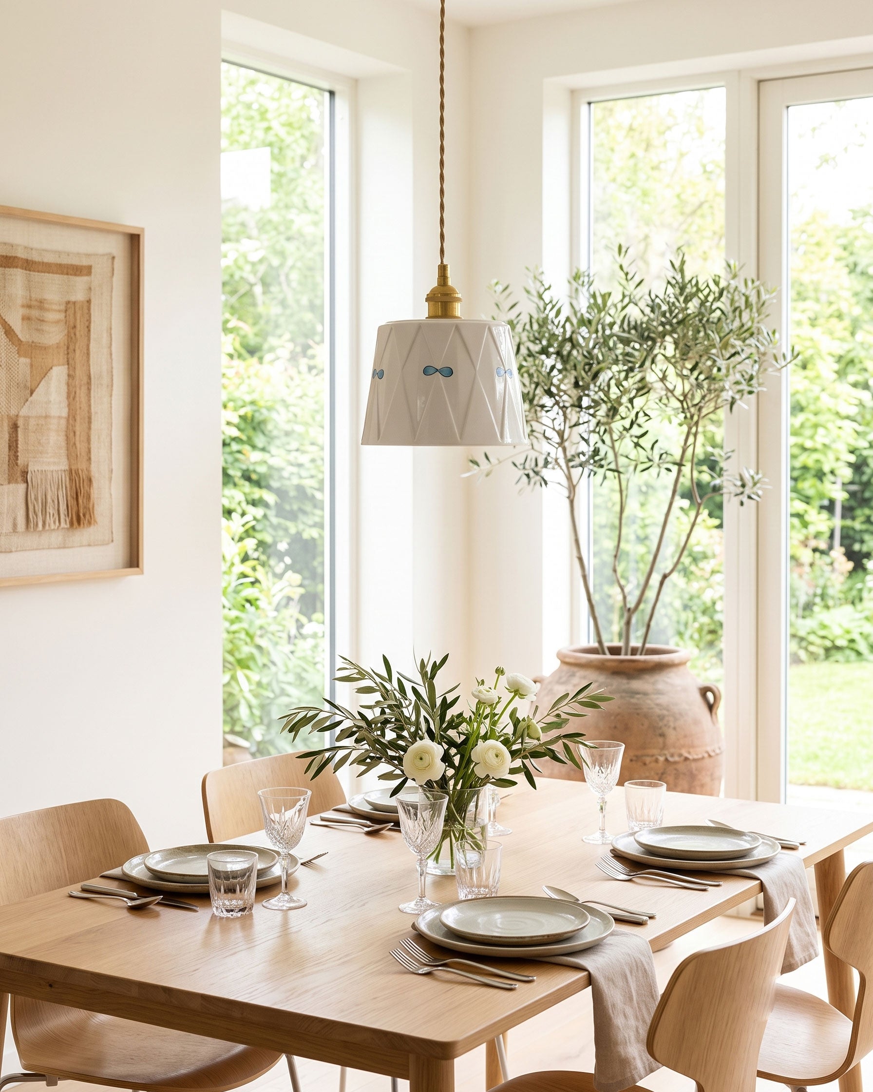 Saskia Textured Pendant Light