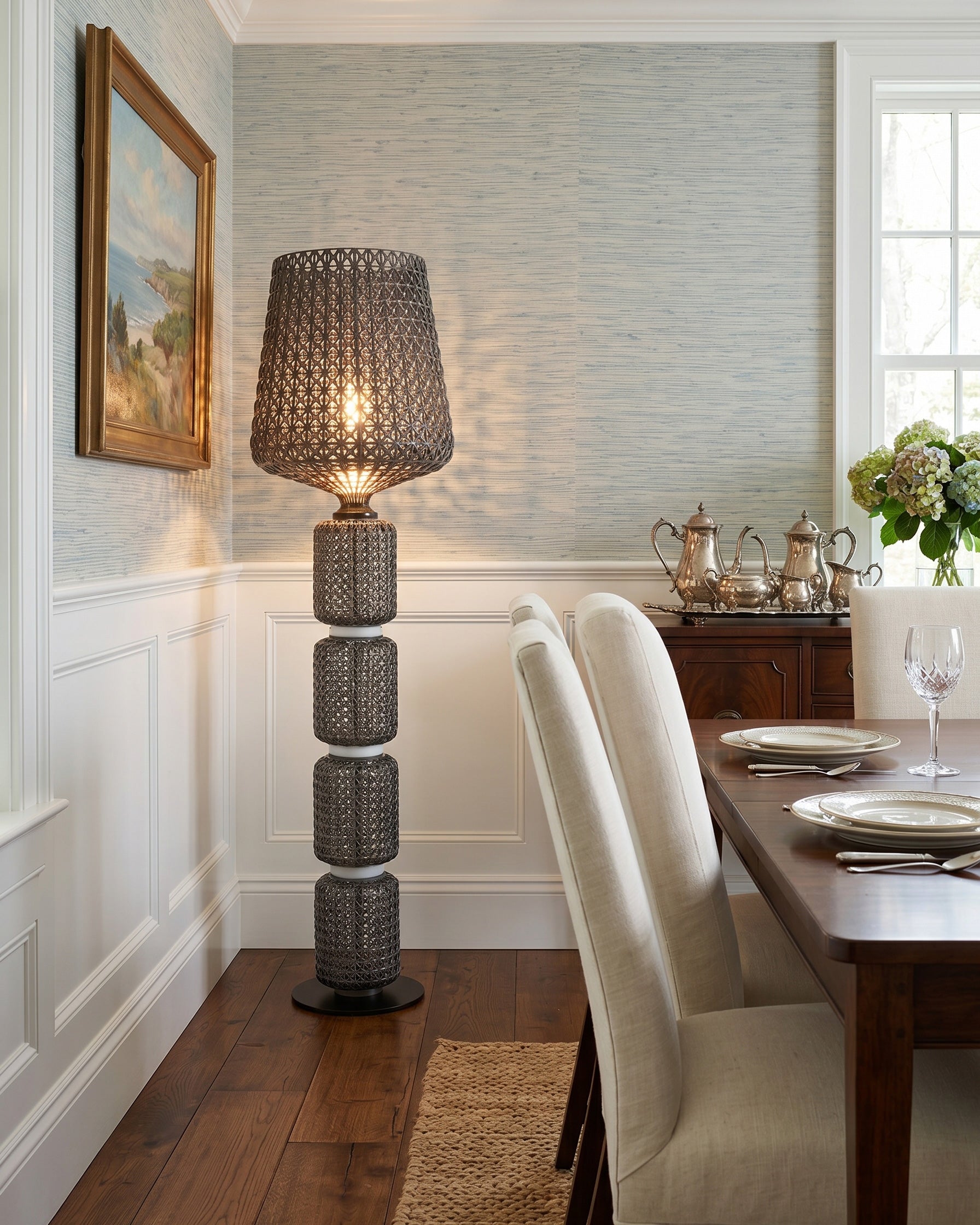 Sienna Grid Floor Lamp