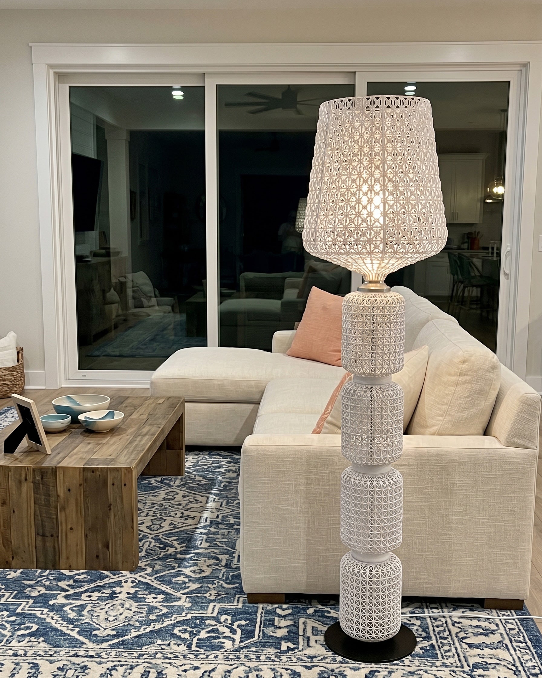 Sienna Grid Floor Lamp