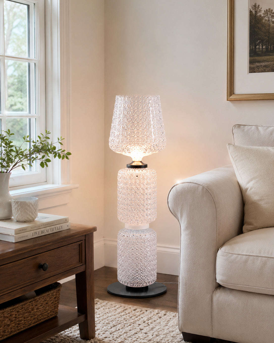 Sienna Grid Floor Lamp