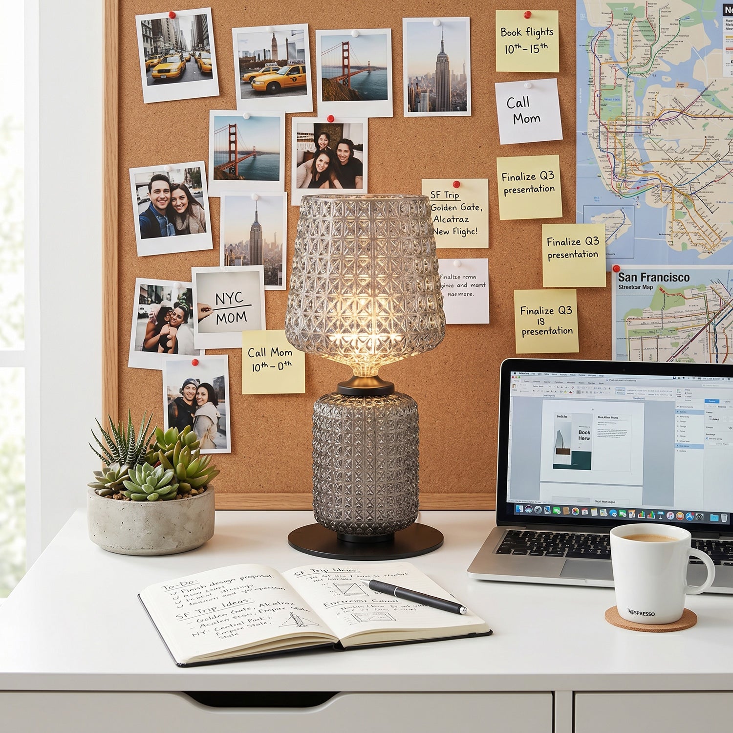 Sienna Grid Table Lamp