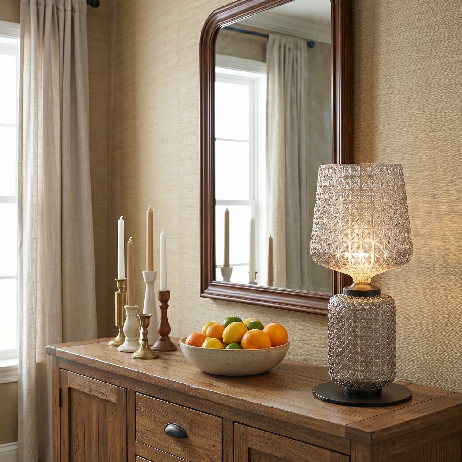 Sienna Grid Table Lamp