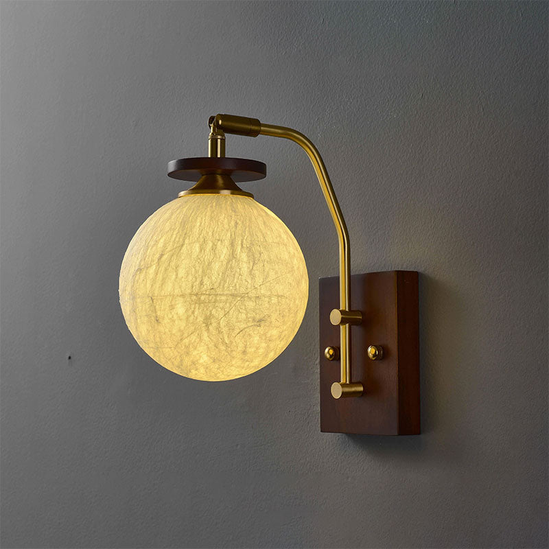 Silas Mulberry Silk Wall Sconce