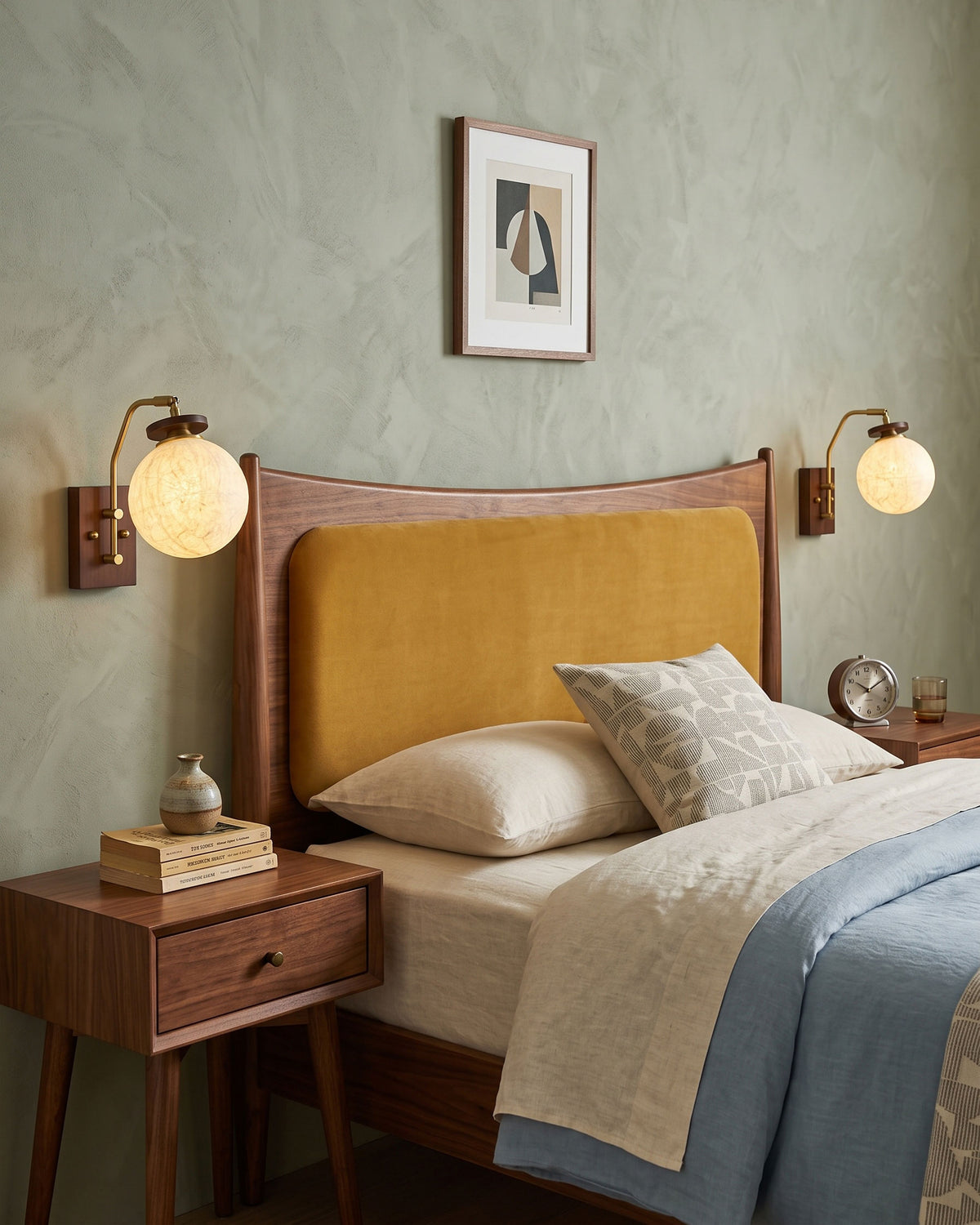 Silas Mulberry Silk Wall Sconce