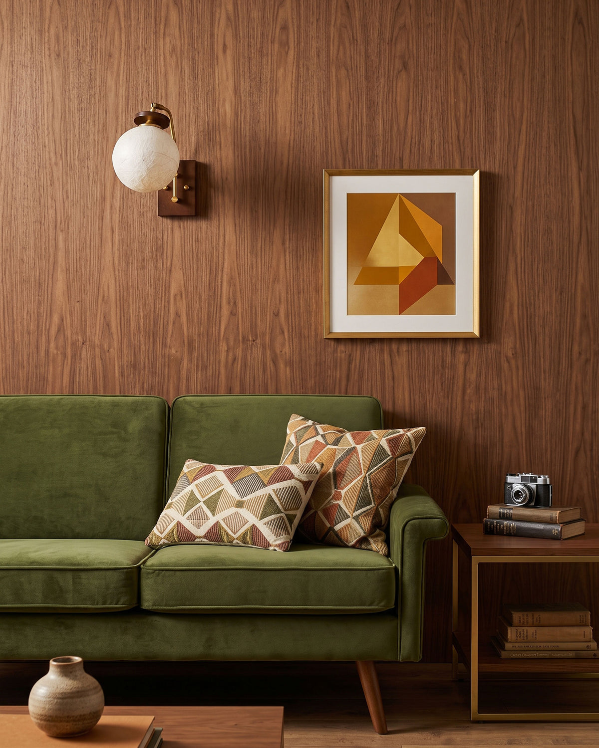 Silas Mulberry Silk Wall Sconce