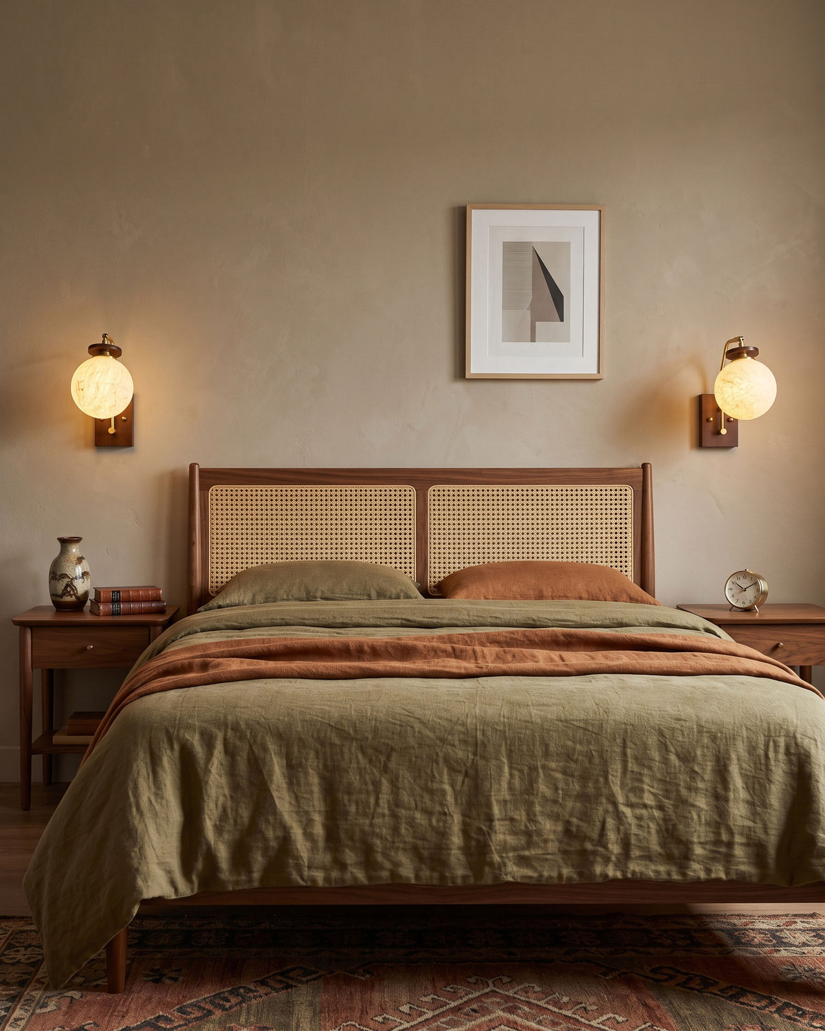Silas Mulberry Silk Wall Sconce