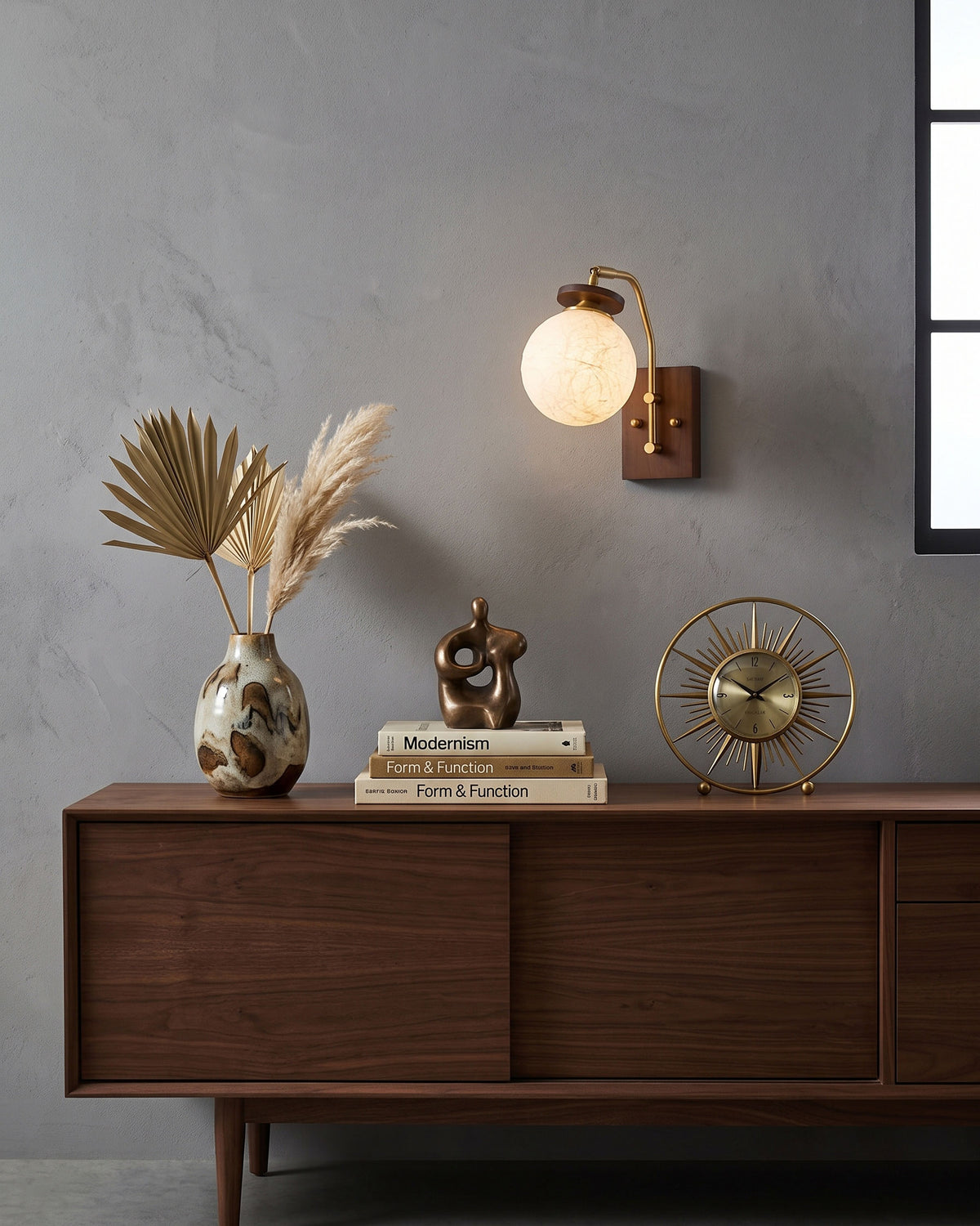Silas Mulberry Silk Wall Sconce