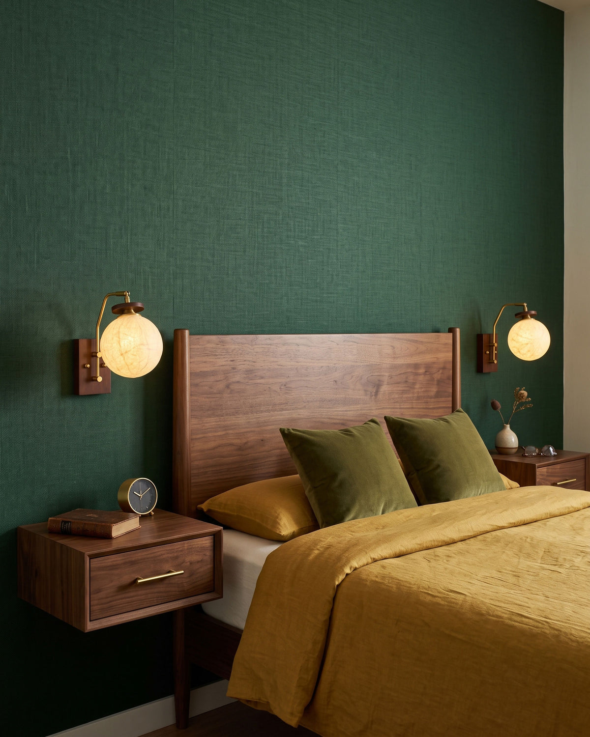 Silas Mulberry Silk Wall Sconce