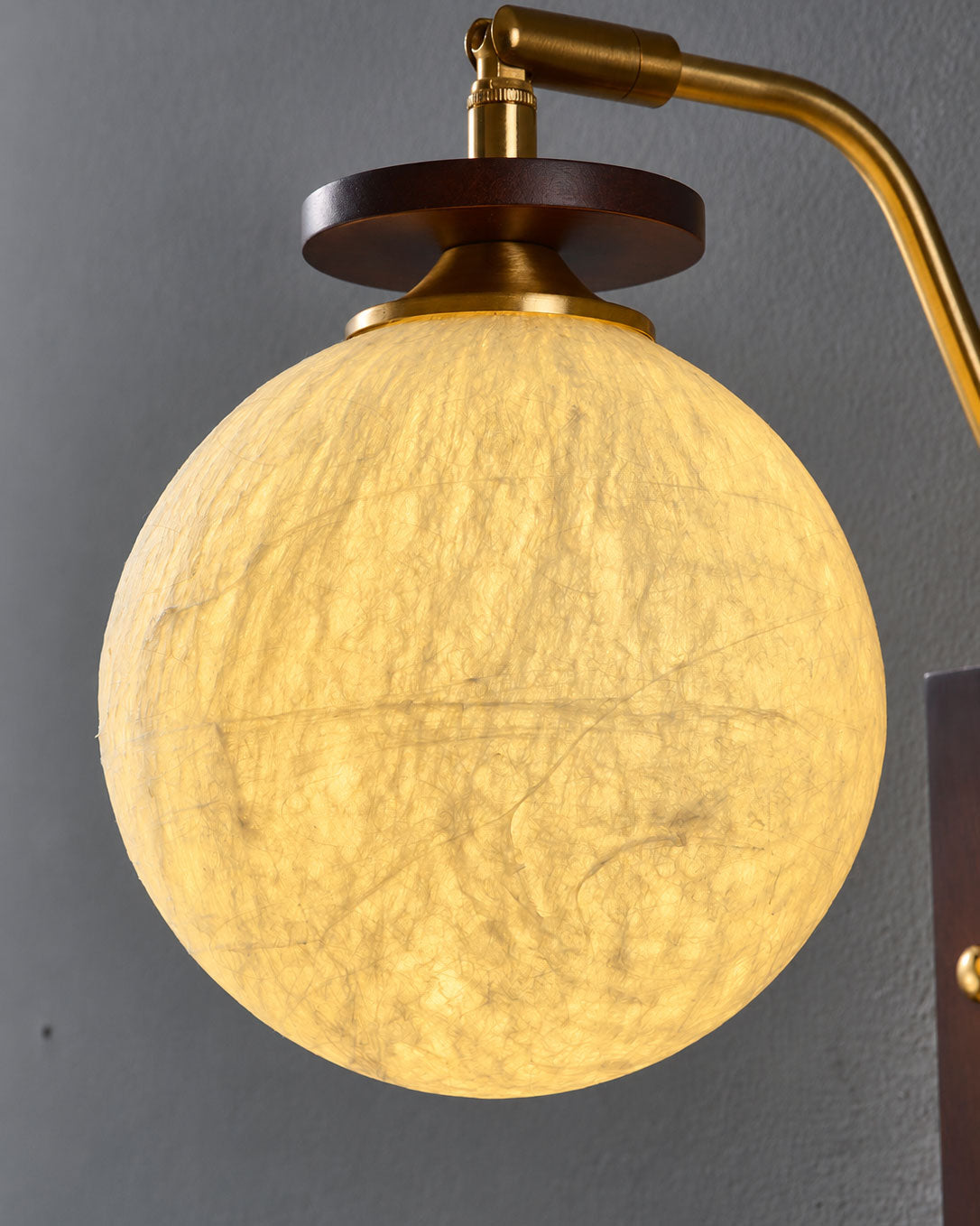Silas Mulberry Silk Wall Sconce