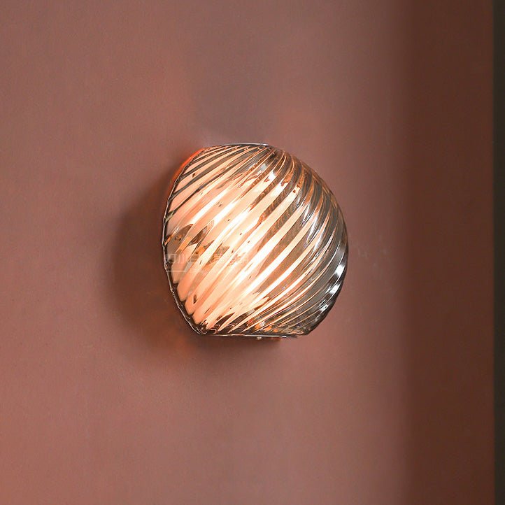 Silas Ribbed Glass Wall Sconce