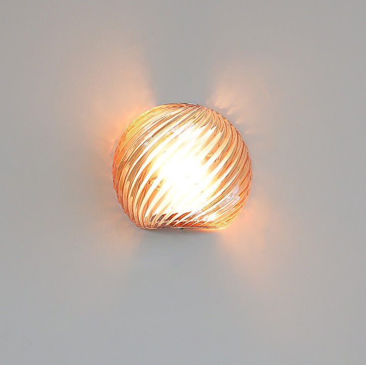 Silas Ribbed Glass Wall Sconce