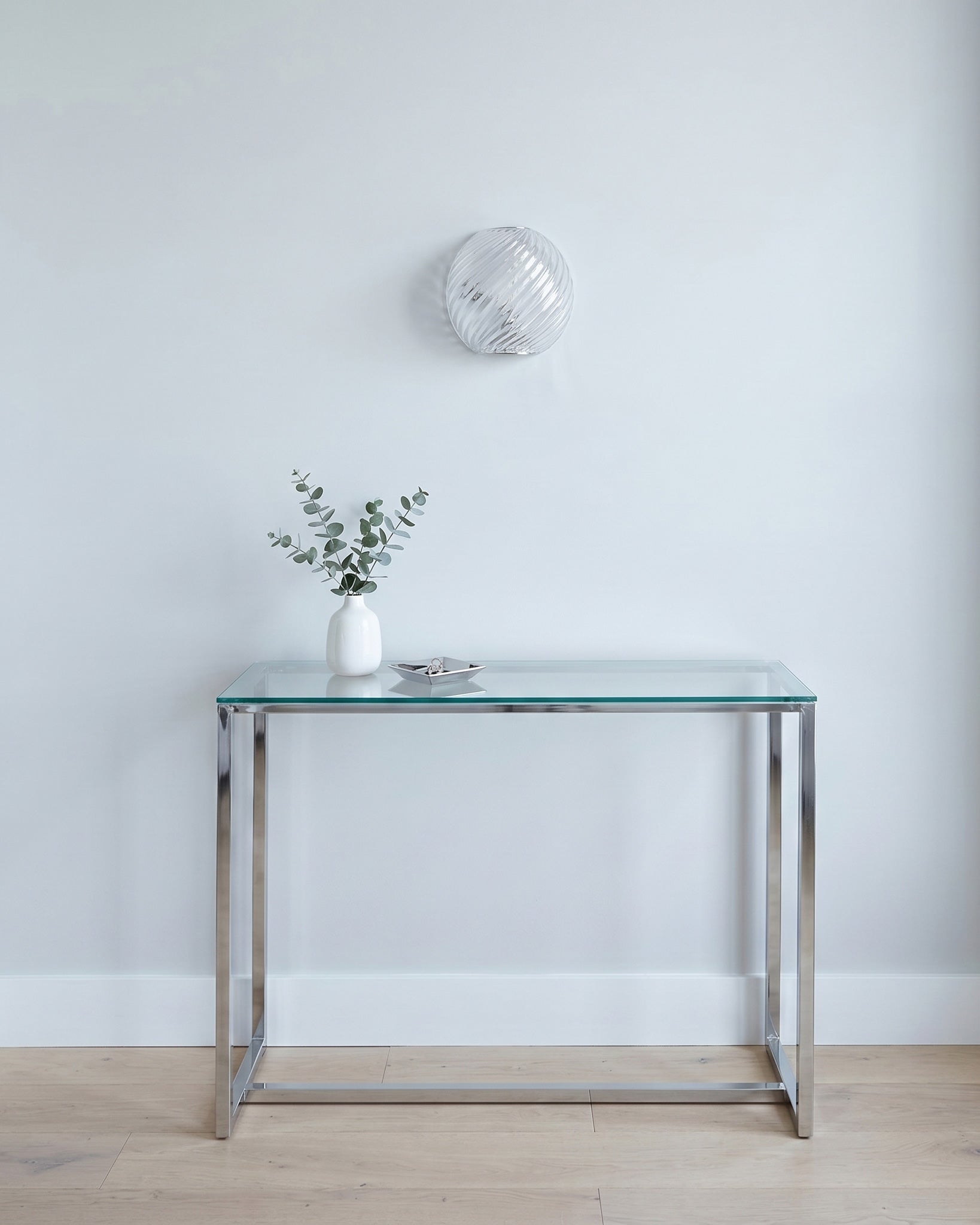 Silas Ribbed Glass Wall Sconce