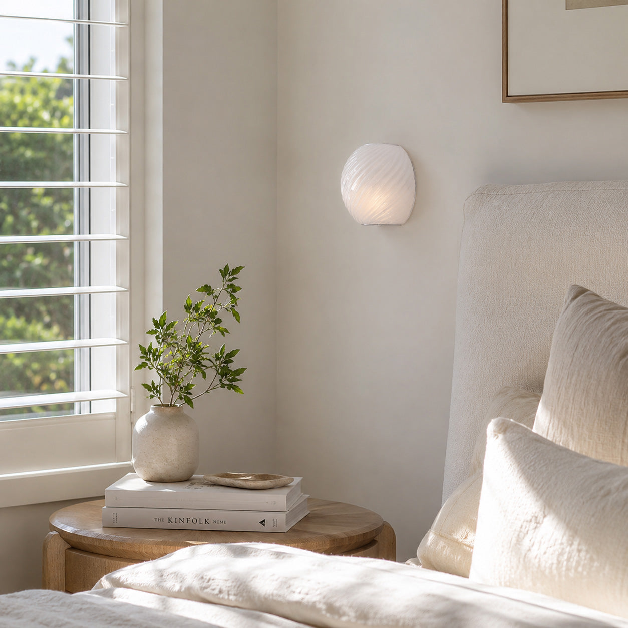 Silas Ribbed Glass Wall Sconce