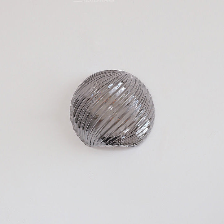 Silas Ribbed Glass Wall Sconce