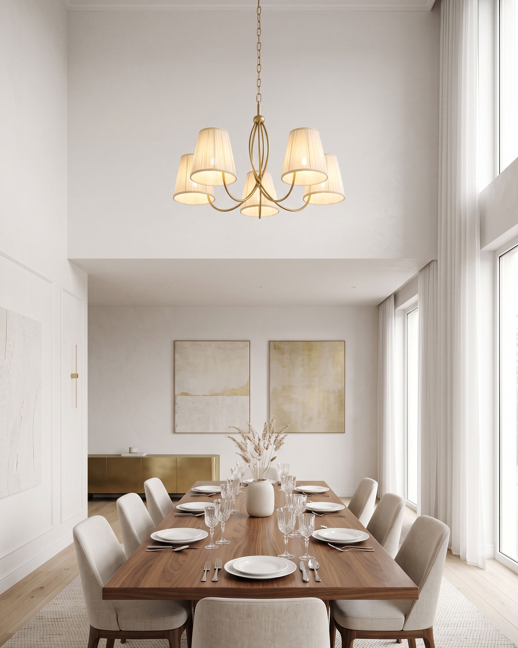 Sinclair Tapered Shade Chandelier