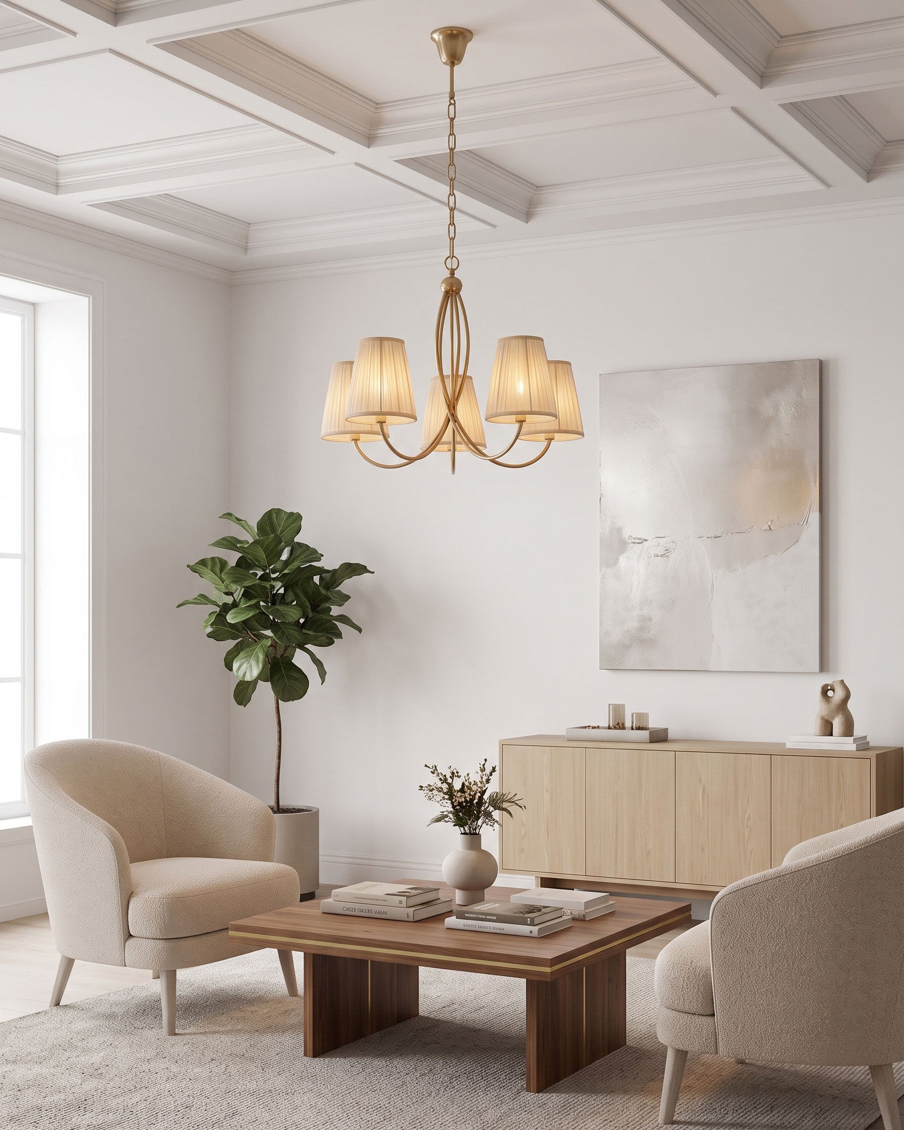 Sinclair Tapered Shade Chandelier