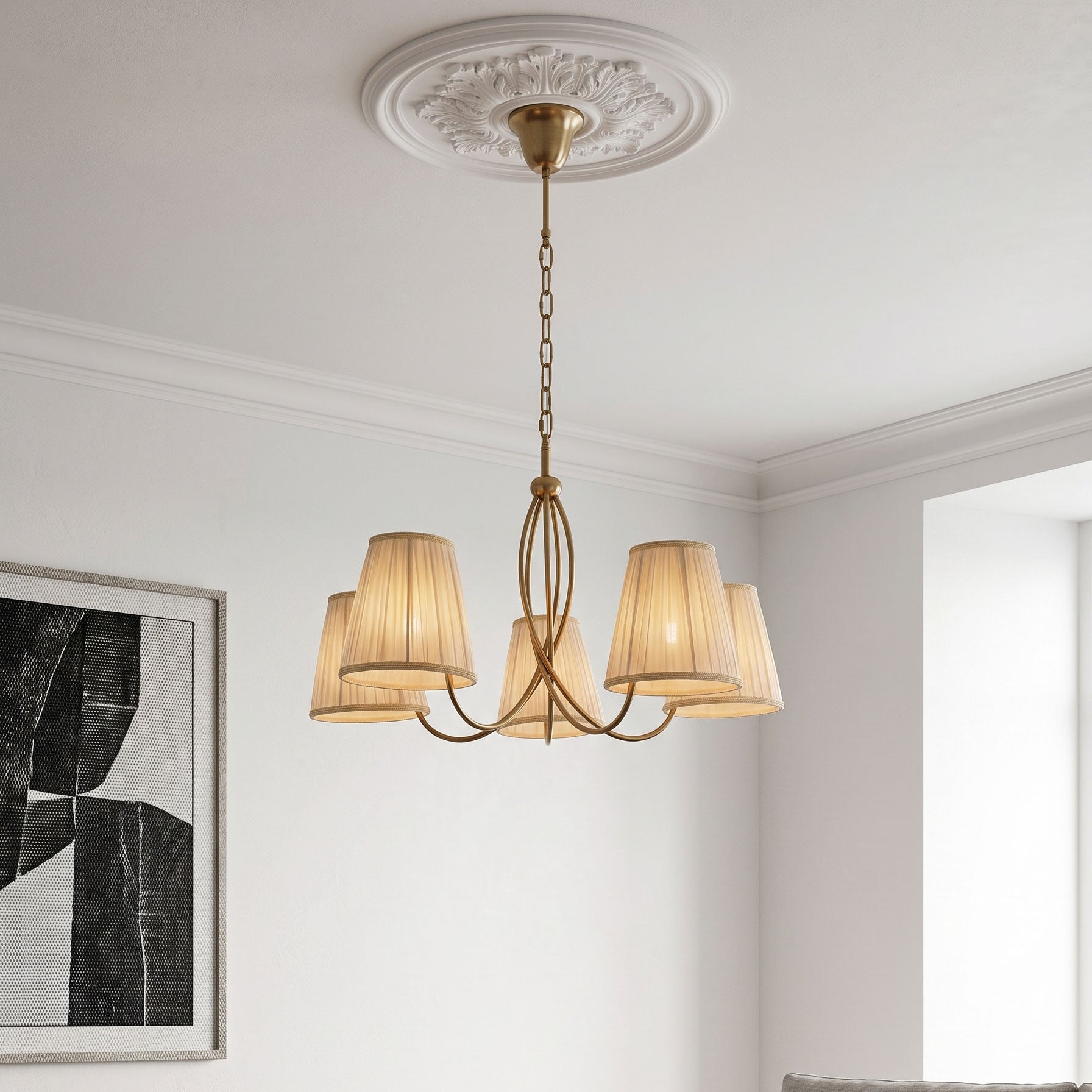 Sinclair Tapered Shade Chandelier