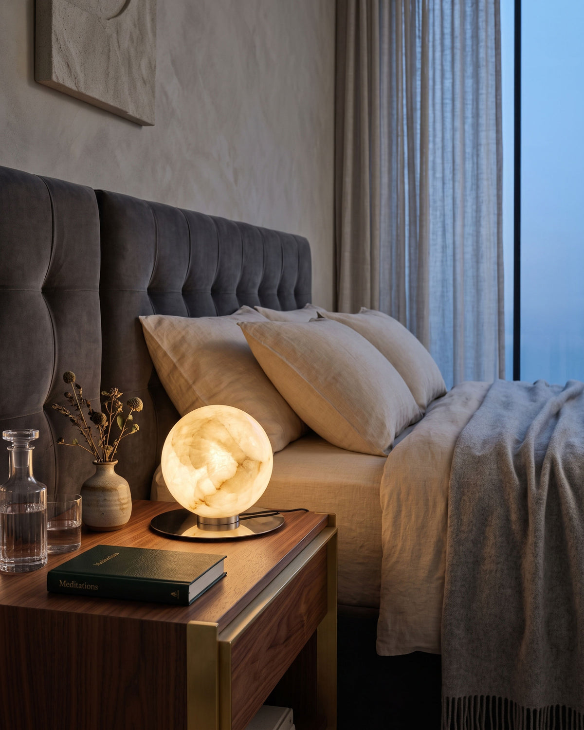 Sloane Alabaster Table Lamp