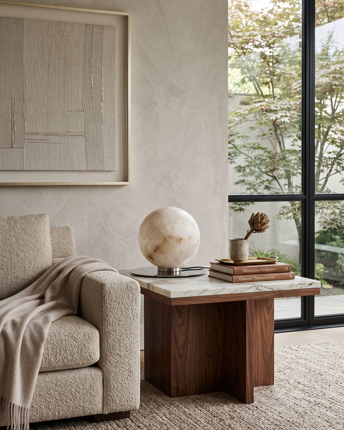 Sloane Alabaster Table Lamp
