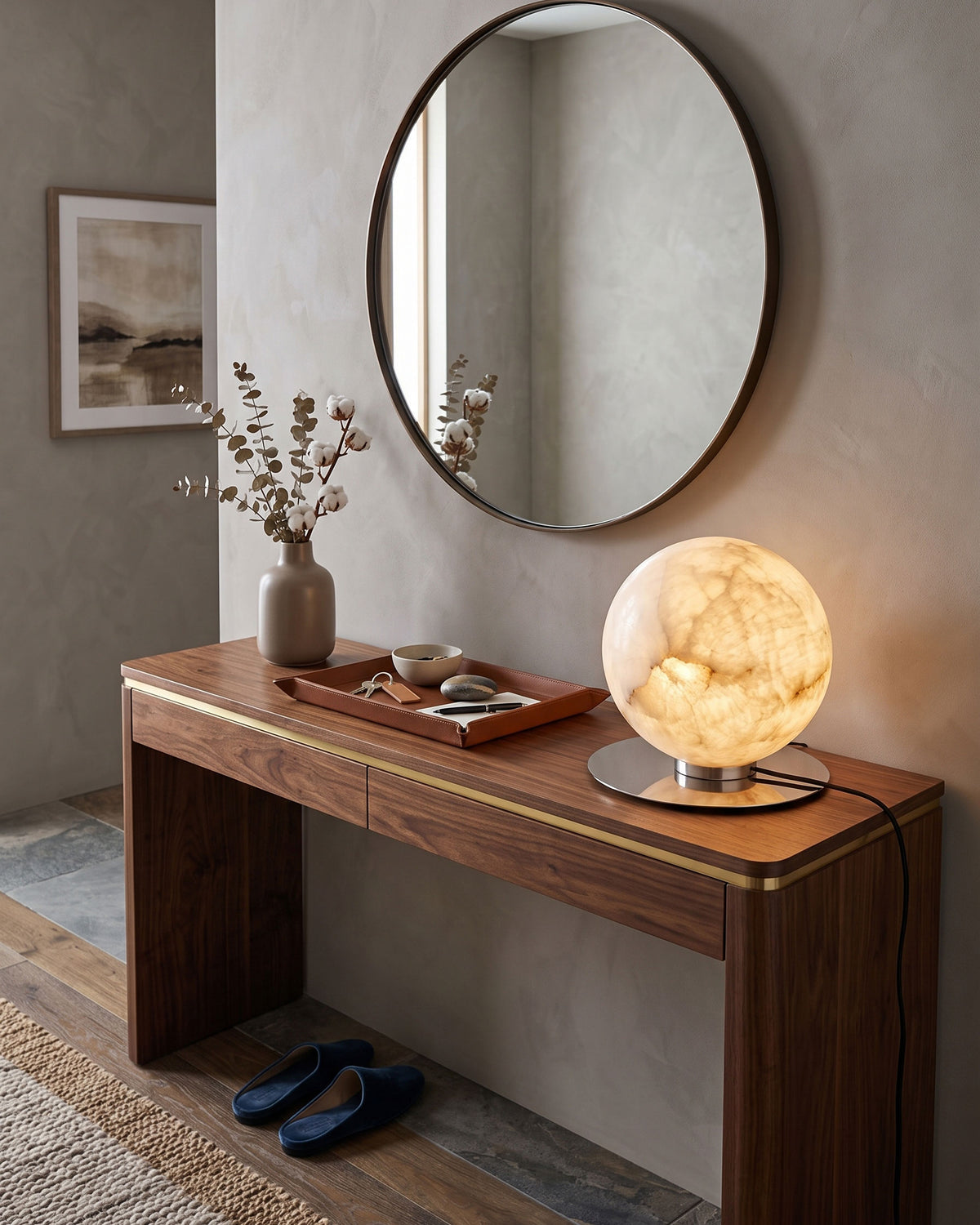 Sloane Alabaster Table Lamp