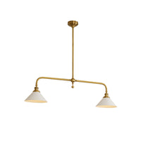 Brass & White