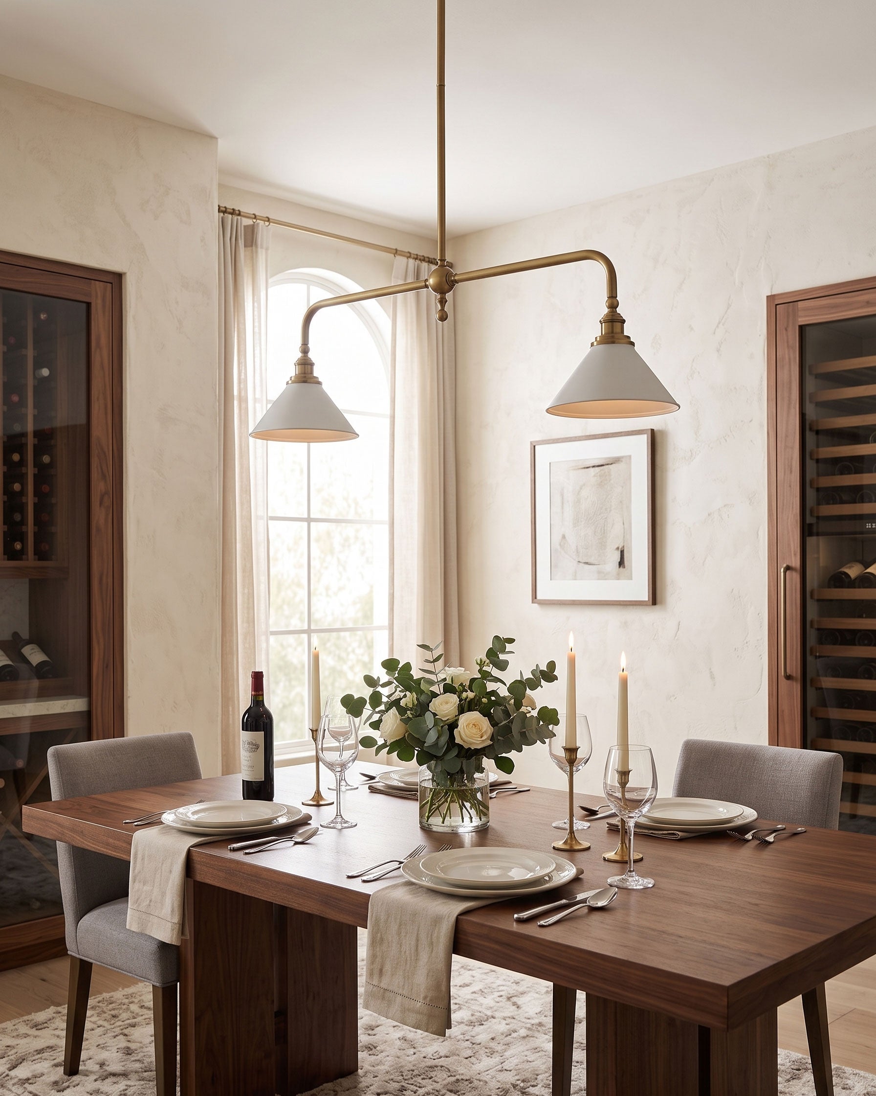 Sorrel Double Shade Chandelier