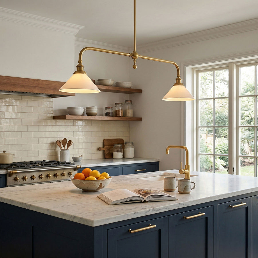 Sorrel Double Shade Chandelier – detail 5
