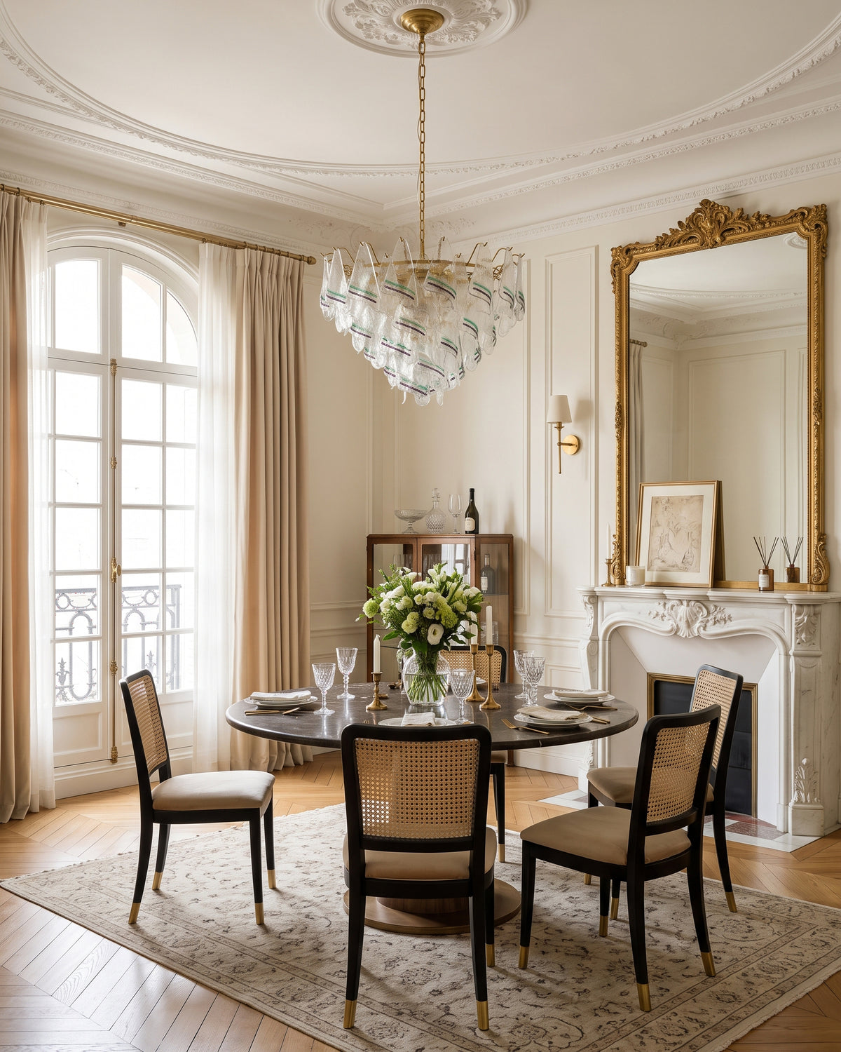 Sumner Tiered Ice Glass Chandelier