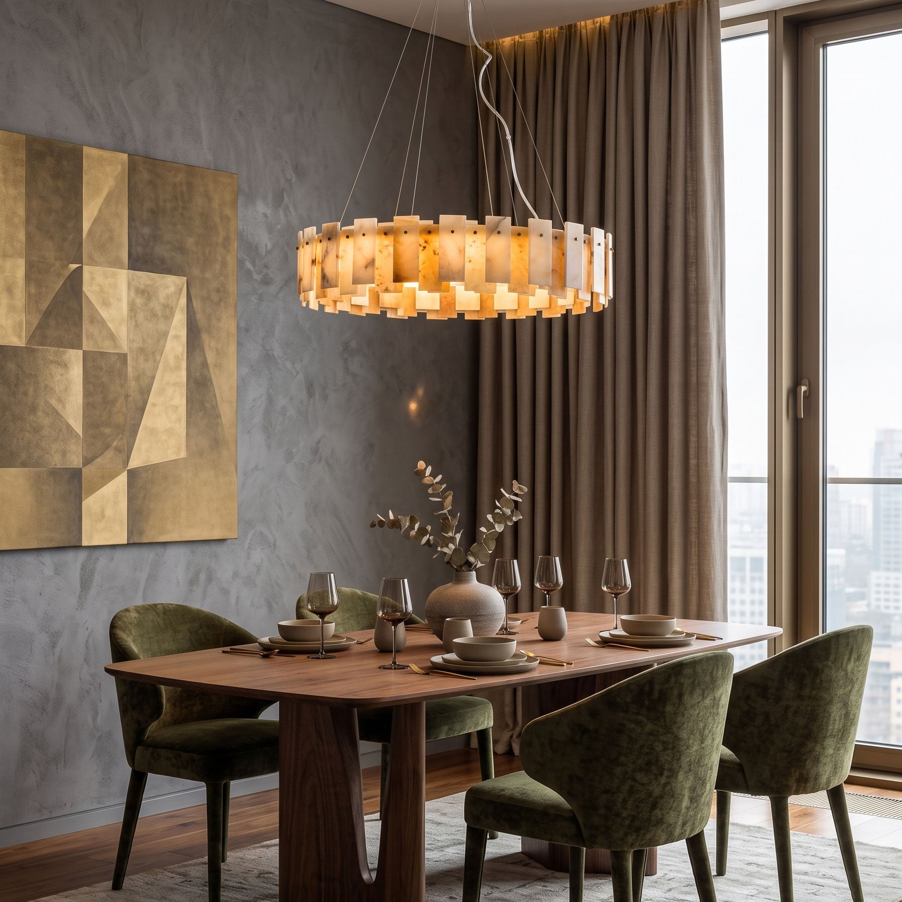 Sylvan Alabaster Chandelier
