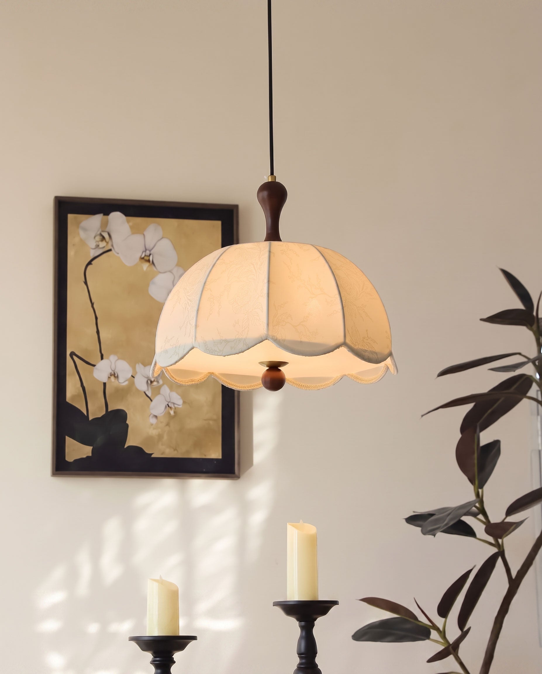 Tallulah Embroidered Pendant Light