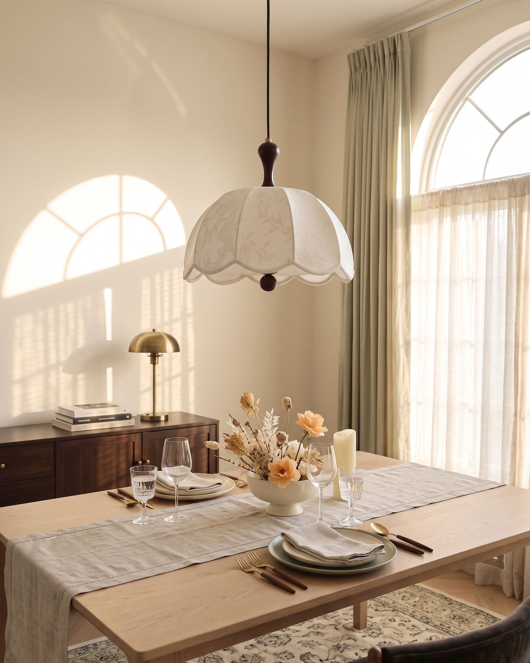 Tallulah Embroidered Pendant Light