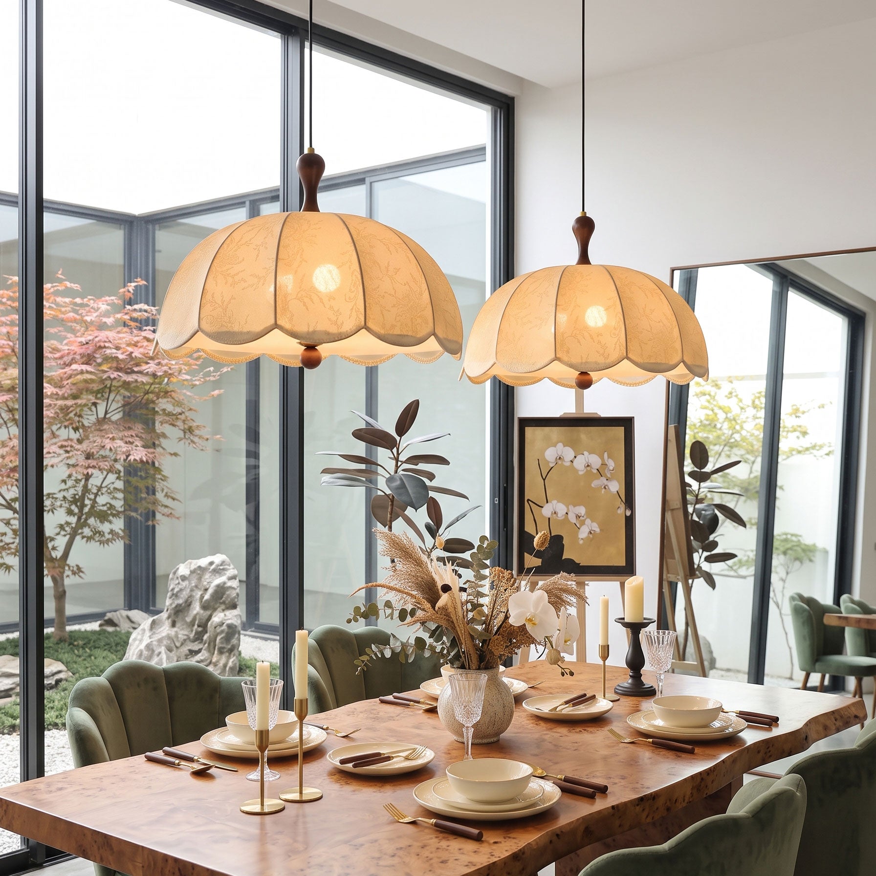 Tallulah Embroidered Pendant Light
