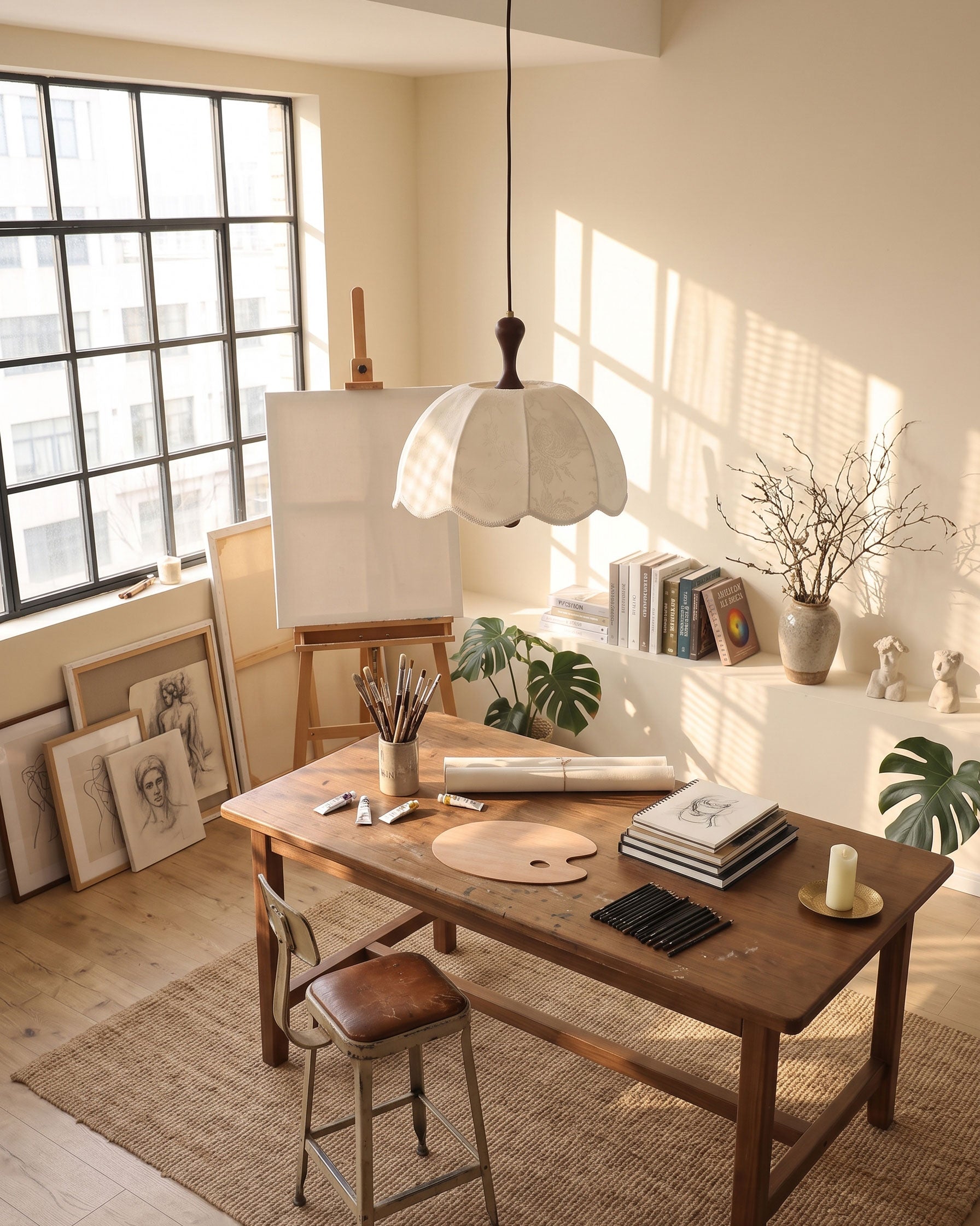 Tallulah Embroidered Pendant Light