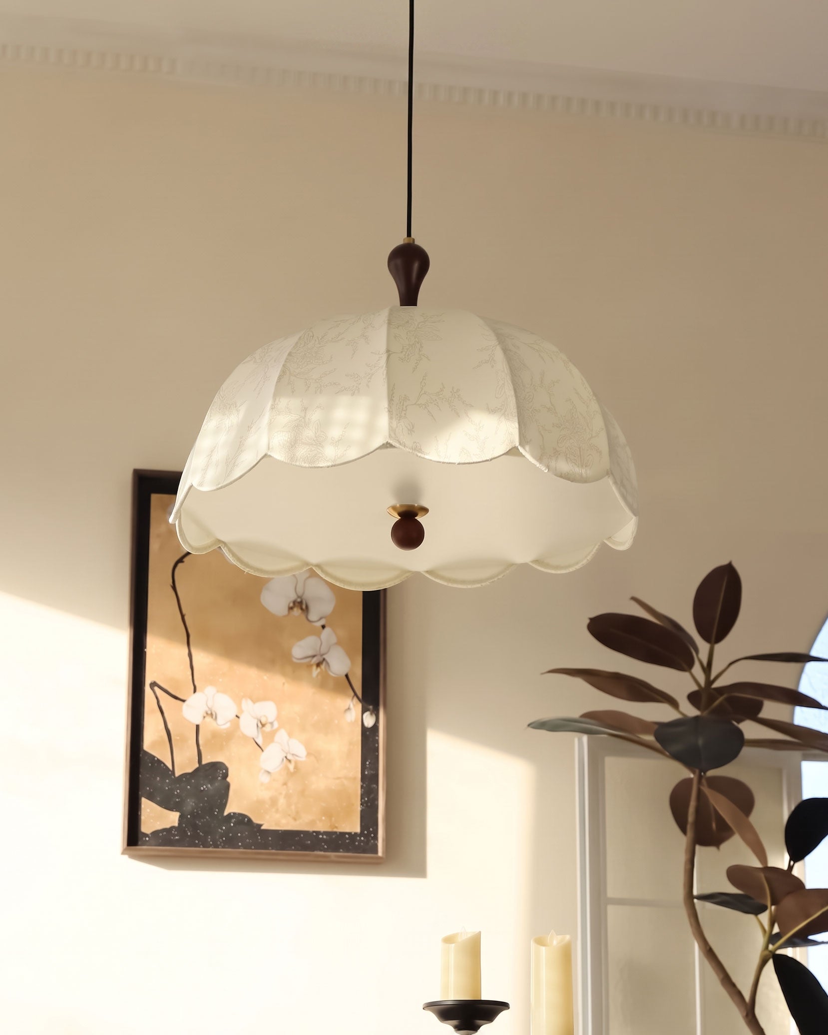 Tallulah Embroidered Pendant Light