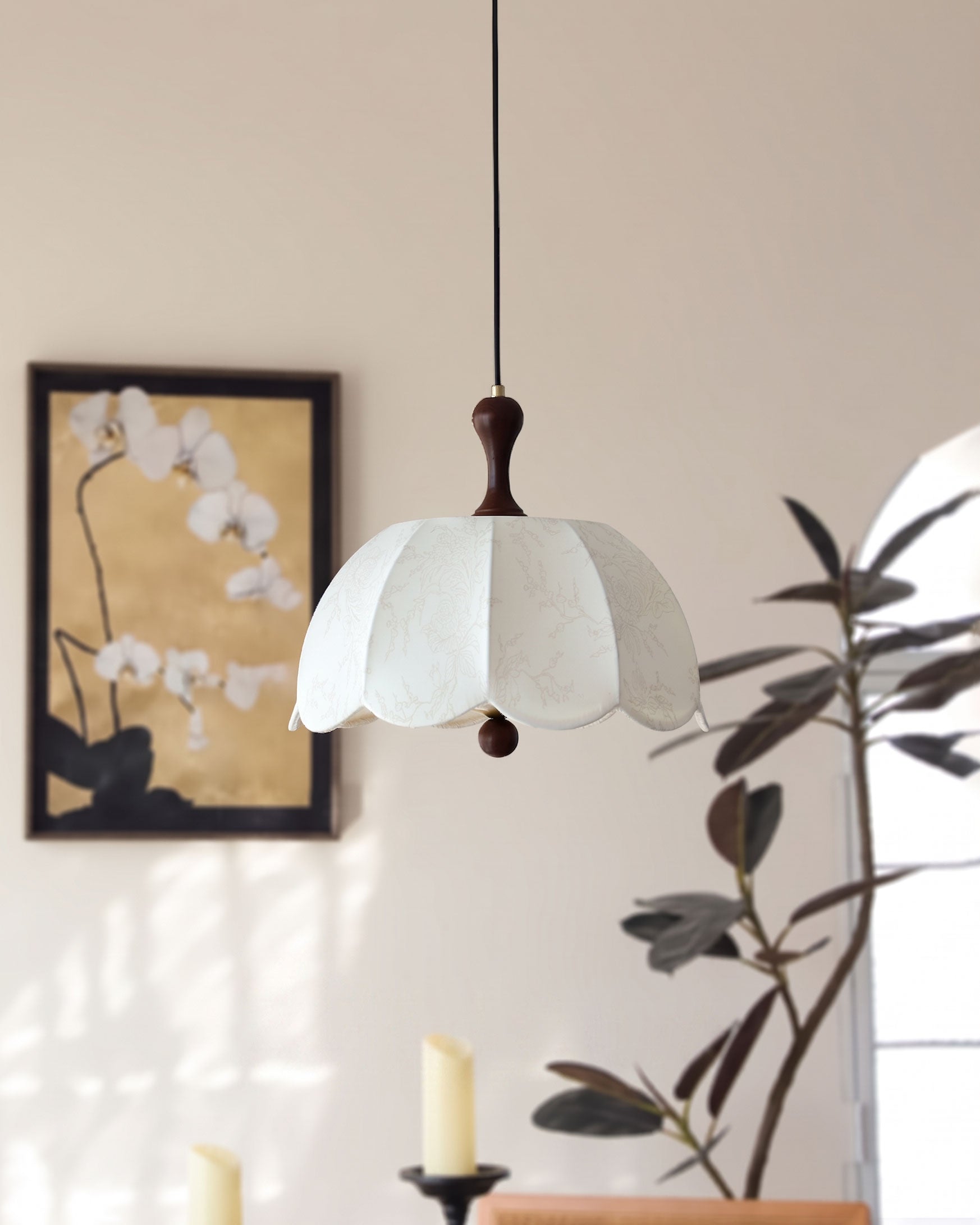 Tallulah Embroidered Pendant Light